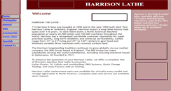 Desktop Screenshot of harrisonlathe.com